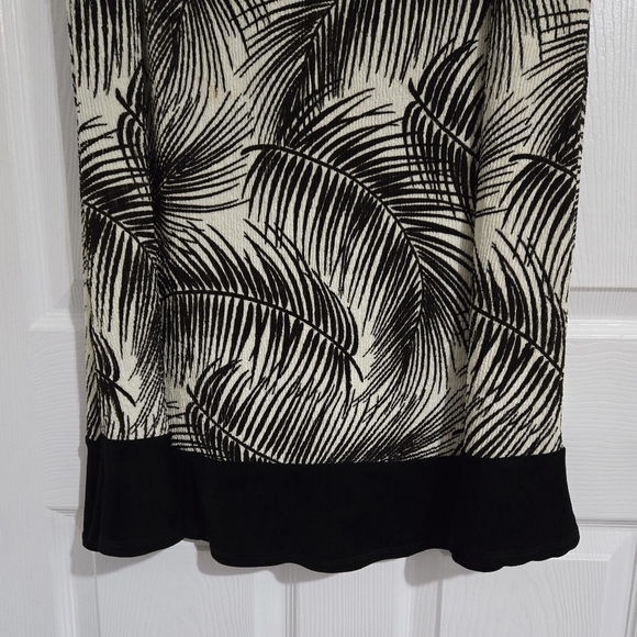 AMANDA Island Skirt Maxi Size 2X Stretchy Bohemian Vaca Semi-Casual USA Vintage - Picture 4 of 10